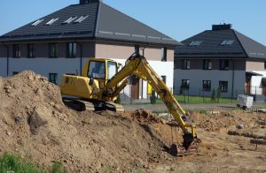 Basement excavation by Triple S Excavation and Septic Systems in Helena, Montana.