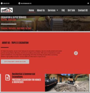 Triple S Excavation HomePage Helena MT