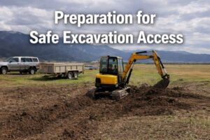 excavation preparation Helena MT before property digging begins